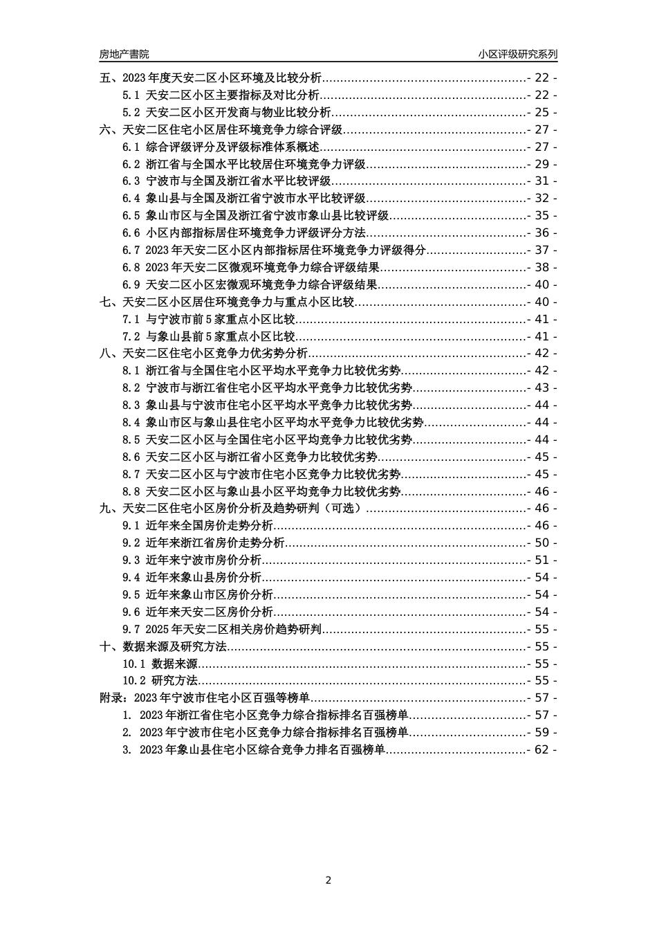 [小区点评]天安二区(宁波市象山县)小区居住环境竞争力评级分析报告(2024版)_第2页