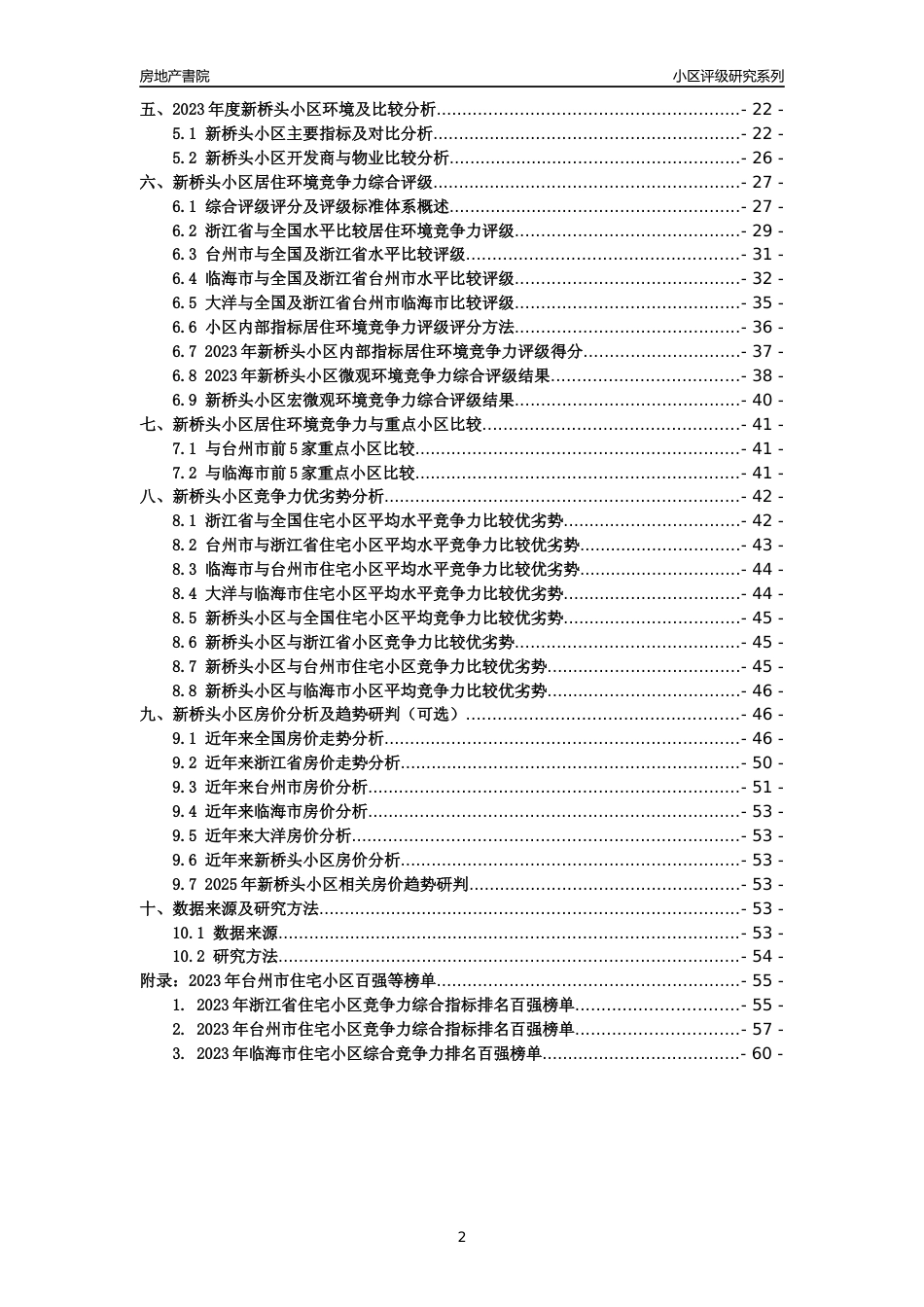 [小区点评]新桥头小区(台州市临海市)小区居住环境竞争力评级分析报告(2024版)_第2页