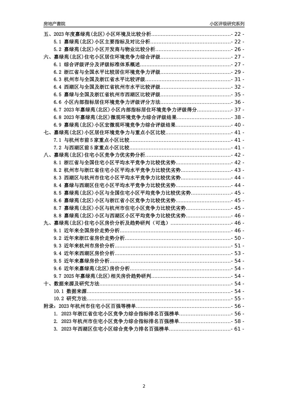 [小区点评]嘉绿苑(北区)(杭州市西湖区)小区居住环境竞争力评级分析报告(2024版)_第2页
