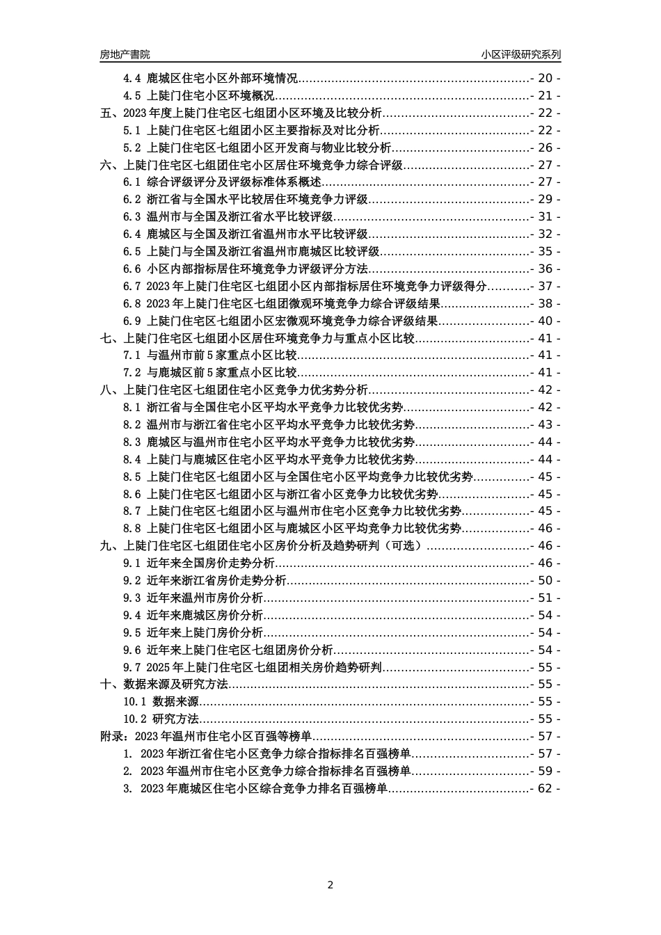 [小区点评]上陡门住宅区七组团(温州市鹿城区)小区居住环境竞争力评级分析报告(2024版)_第2页
