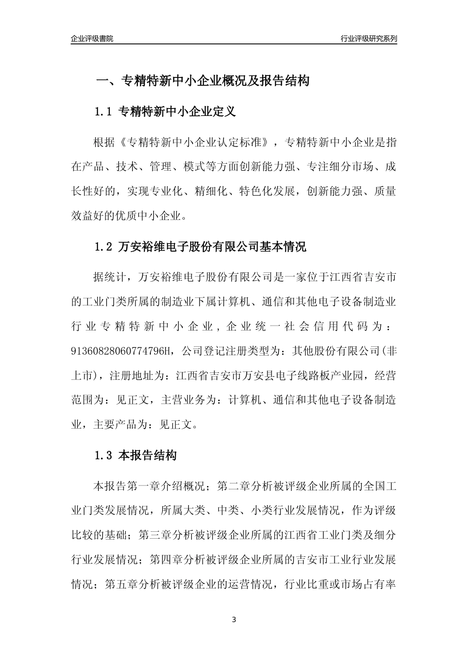 [专精特新]万安裕维电子股份有限公司行业竞争力评级分析报告(2023版)_第3页