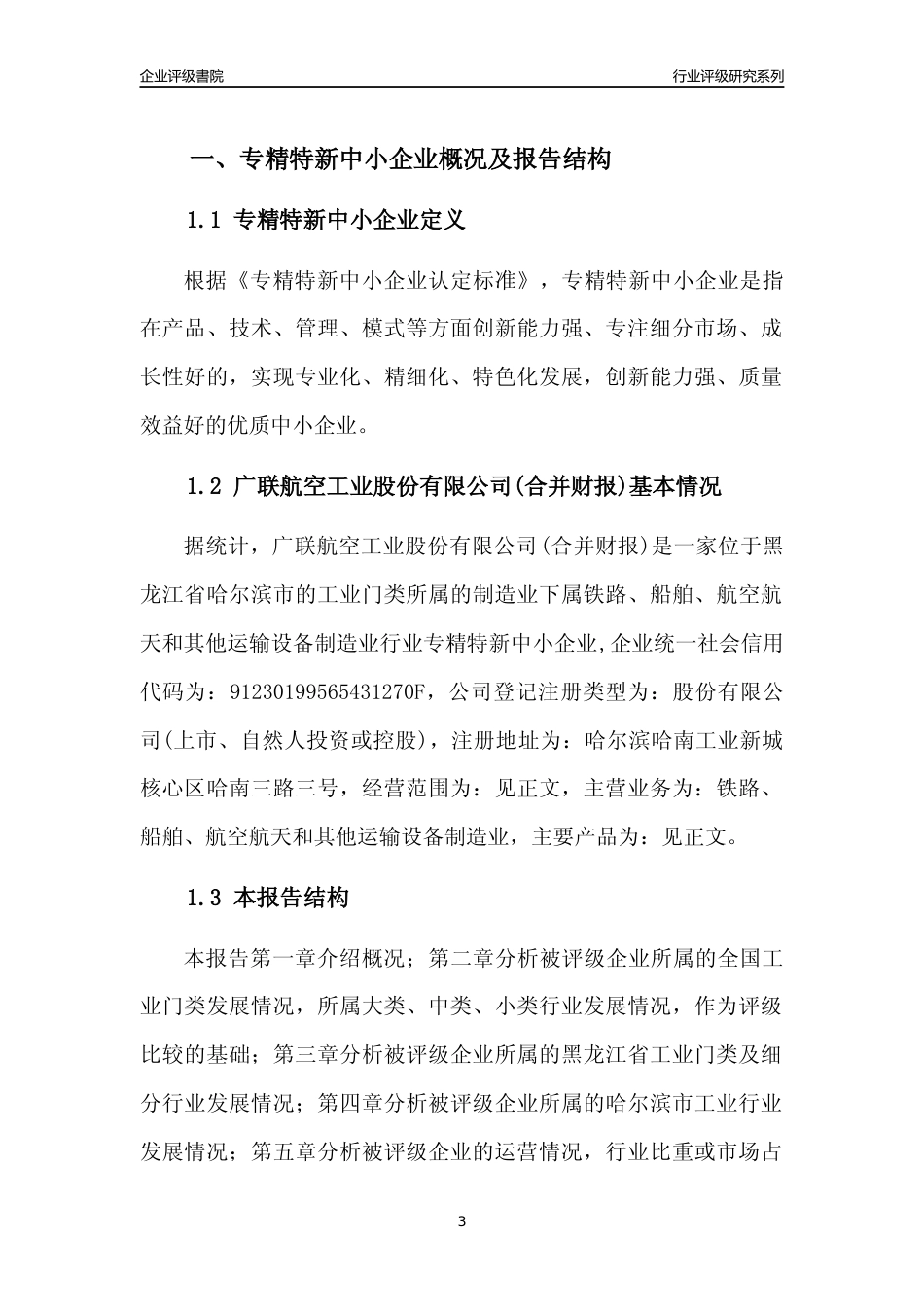 [专精特新]广联航空工业股份有限公司(合并财报)行业竞争力评级分析报告(2023版)_第3页