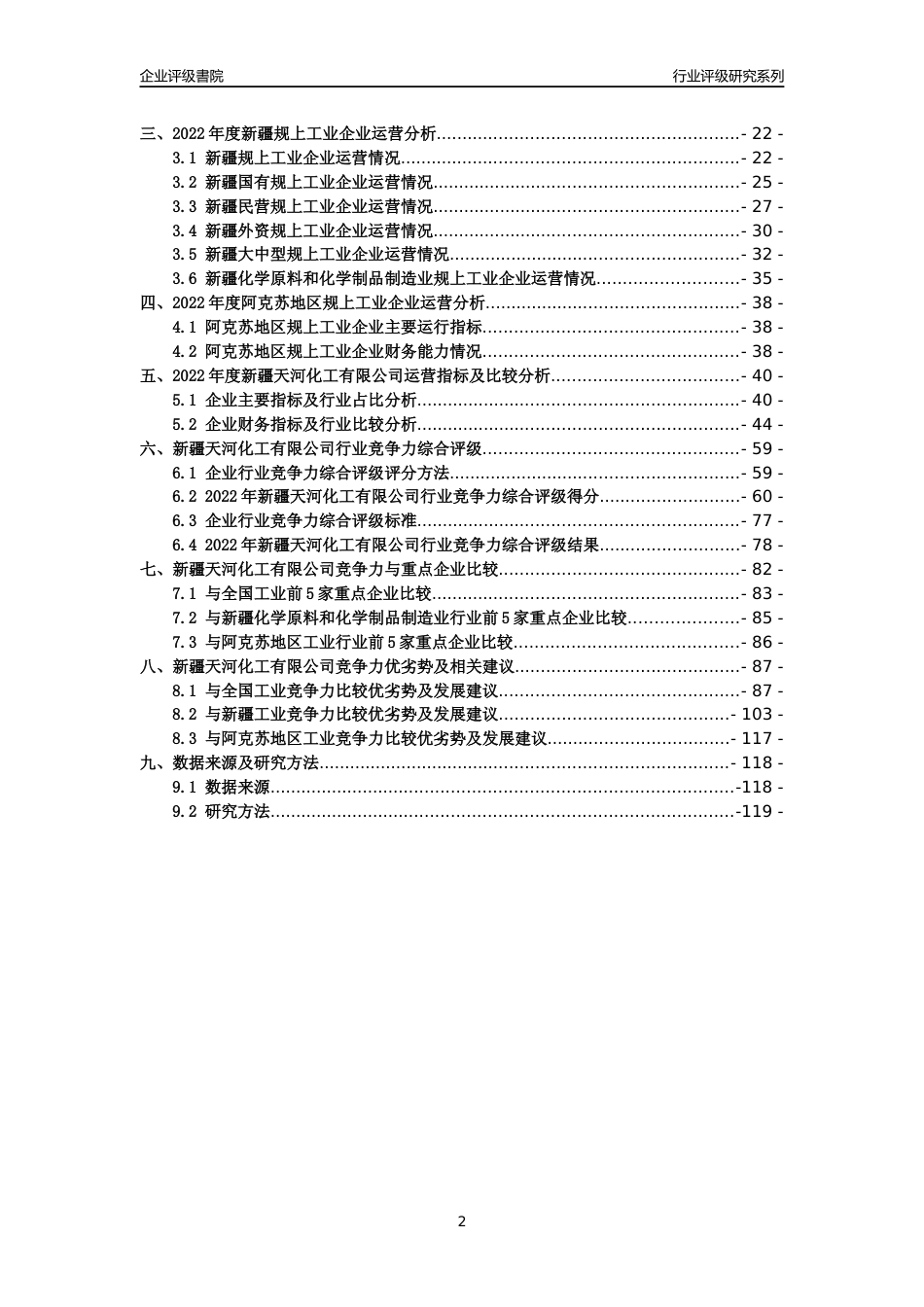 [专精特新]新疆天河化工有限公司行业竞争力评级分析报告(2023版)_第2页