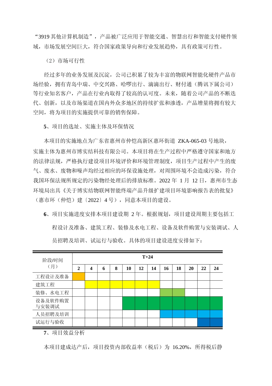 深圳市博实结物联网智能终端产品升级扩建项目情况_第3页