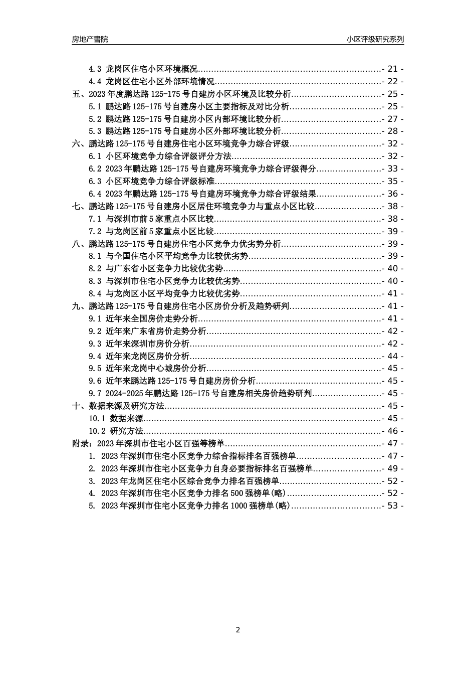 [小区点评]鹏达路125-175号自建房(龙岗区)小区居住环境竞争力评级及房价趋势分析报告(2024版)_第2页