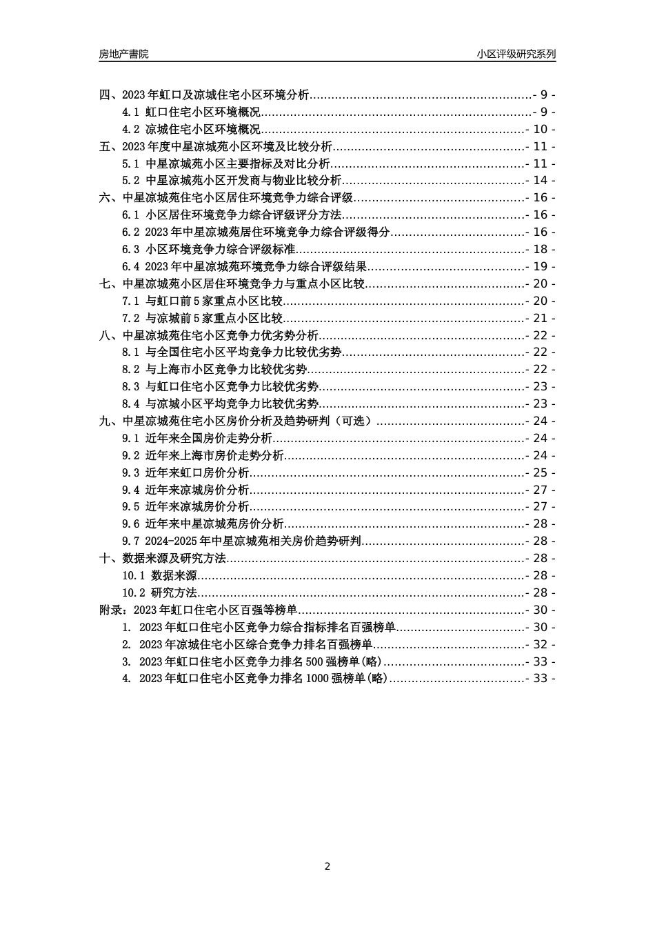 [小区点评]中星凉城苑(上海虹口)小区居住环境竞争力评级及房价趋势分析报告(2024版)_第2页
