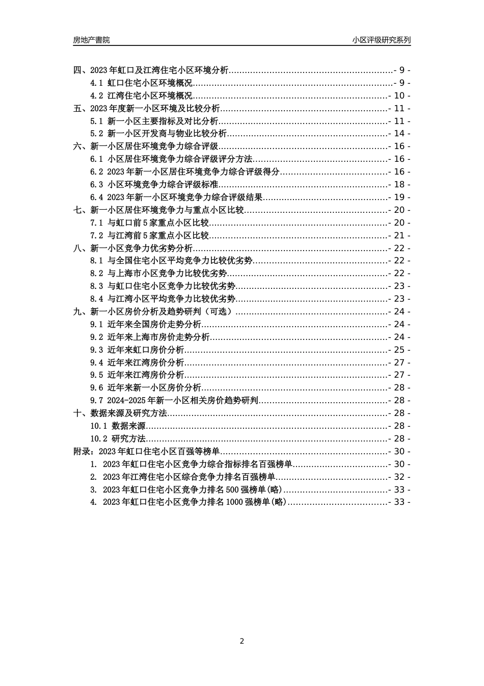 [小区点评]新一小区(上海虹口)小区居住环境竞争力评级及房价趋势分析报告(2024版)_第2页