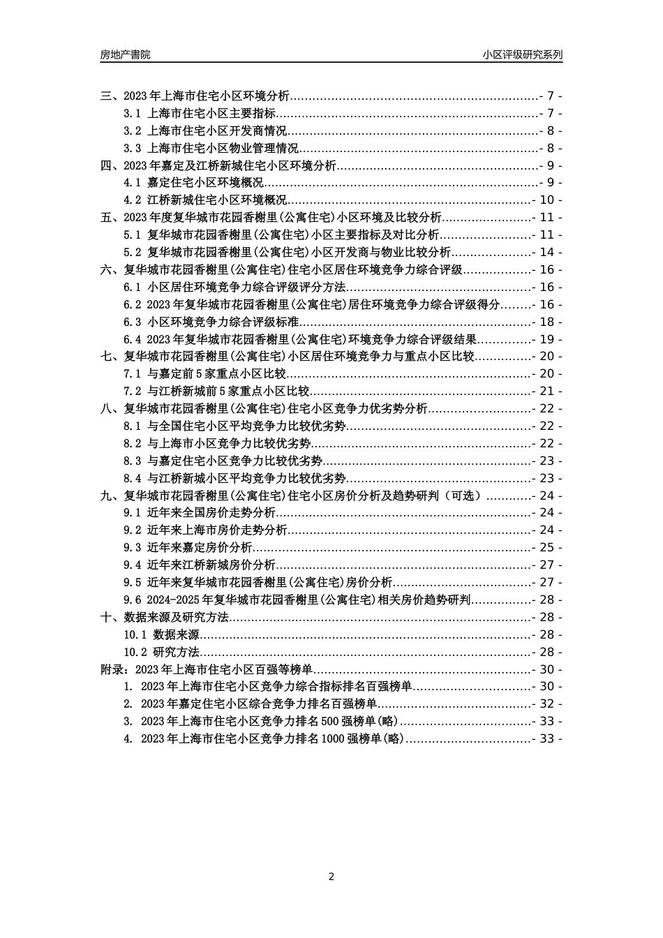 [小区点评]复华城市花园香榭里(公寓住宅)(上海嘉定)小区居住环境竞争力评级及房价趋势分析报告(2024版)_第2页