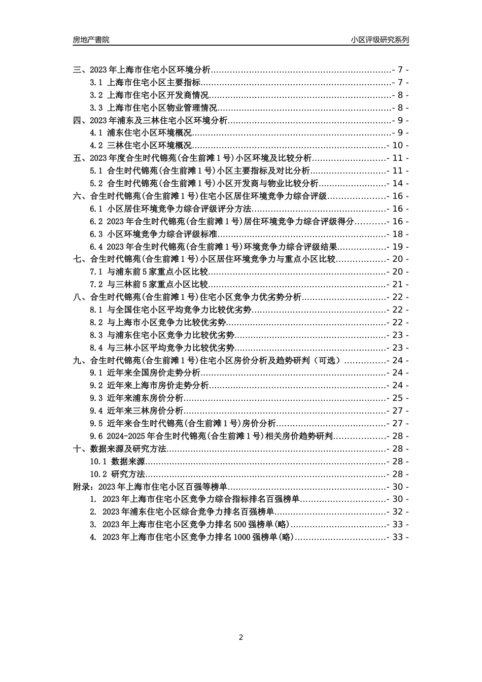 [小区点评]合生时代锦苑(合生前滩1号)(上海浦东)小区居住环境竞争力评级及房价趋势分析报告(2024版)_第2页