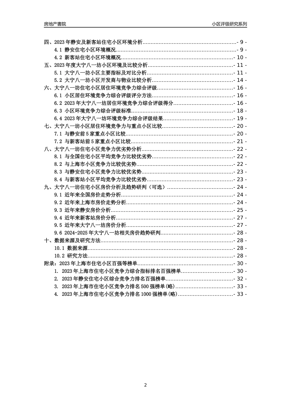 [小区点评]大宁八一坊(上海静安)小区居住环境竞争力评级及房价趋势分析报告(2024版)_第2页