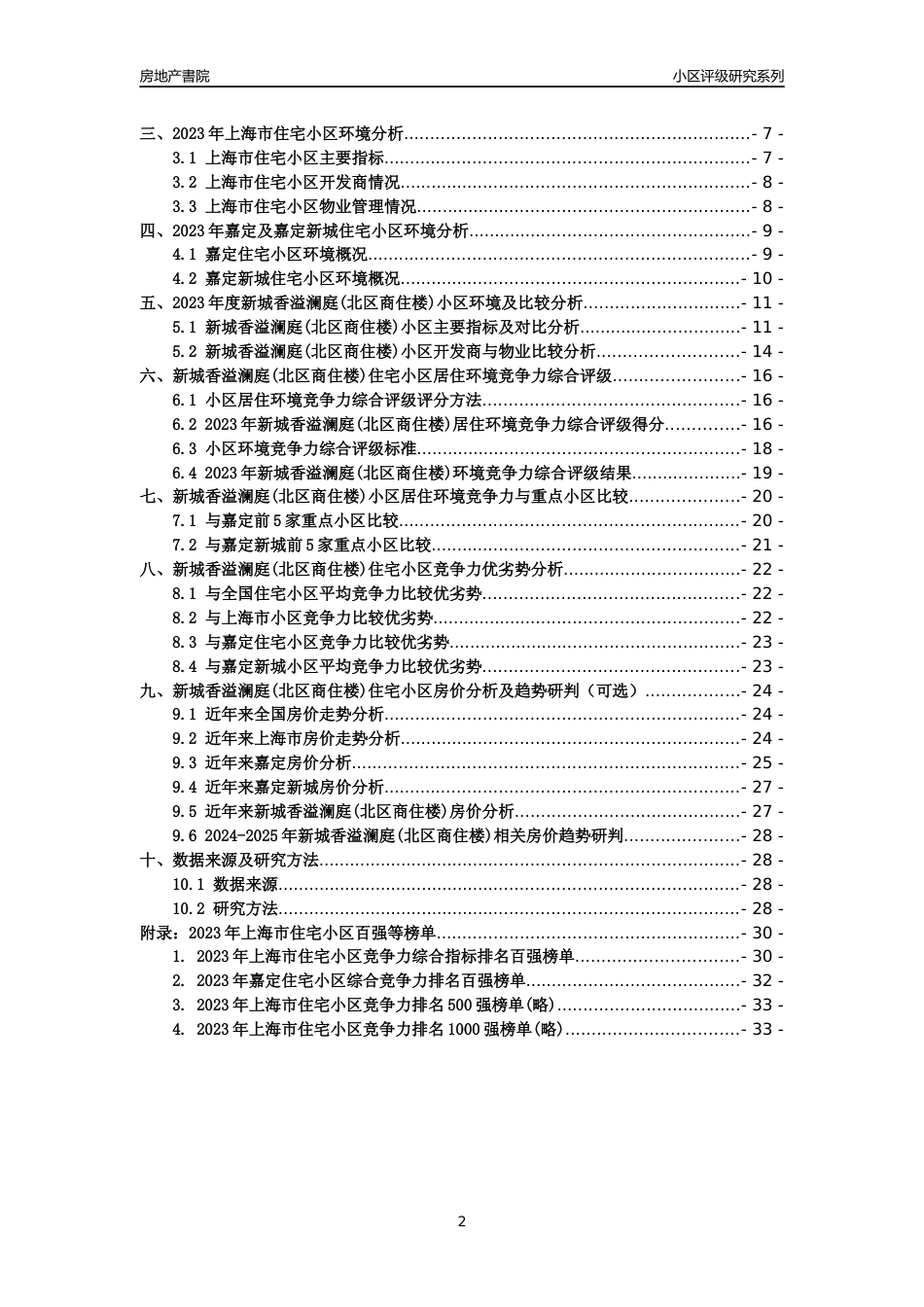 [小区点评]新城香溢澜庭(北区商住楼)(上海嘉定)小区居住环境竞争力评级及房价趋势分析报告(2024版)_第2页