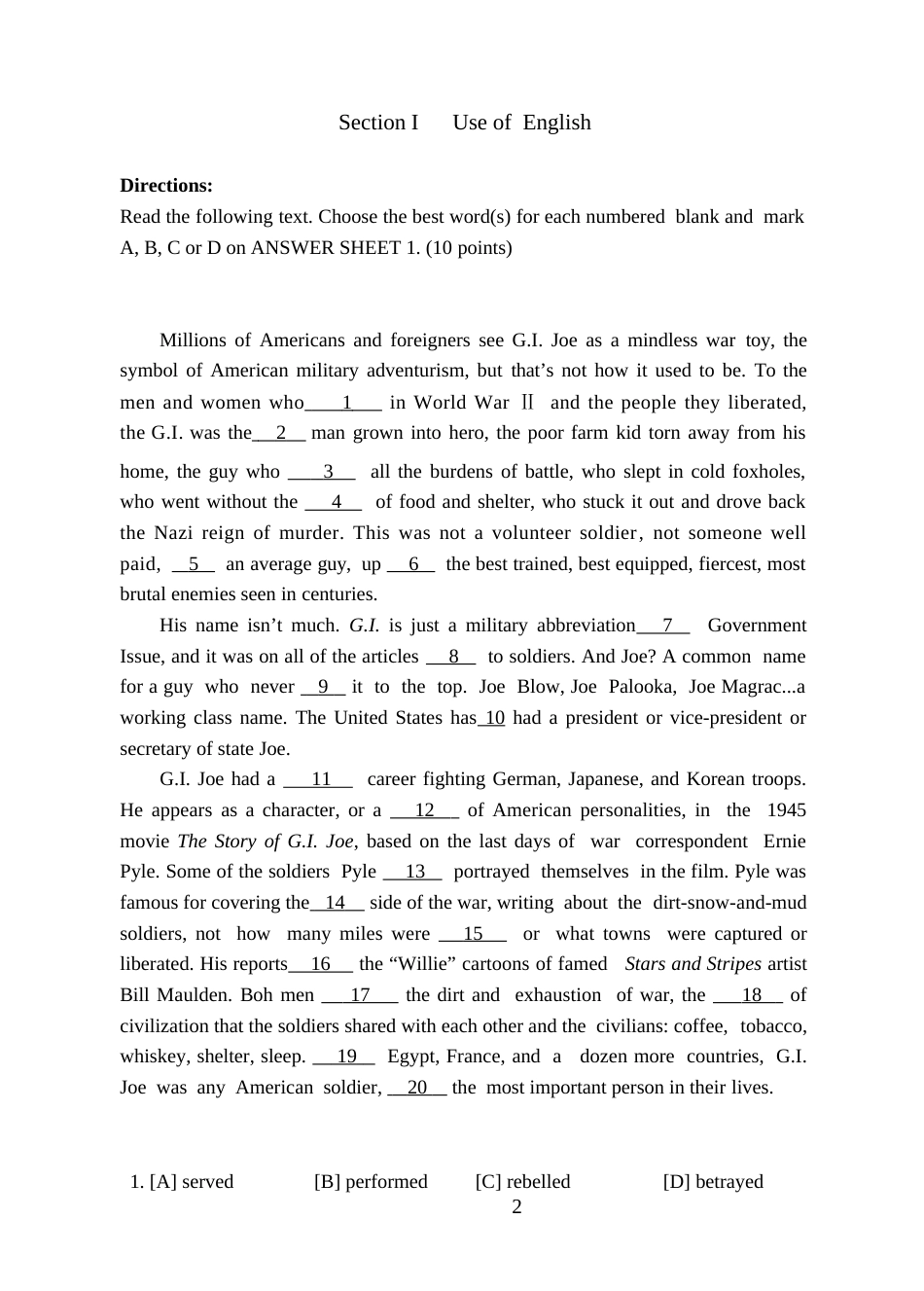 [考研真题]2012年考研英语二真题试卷_第2页