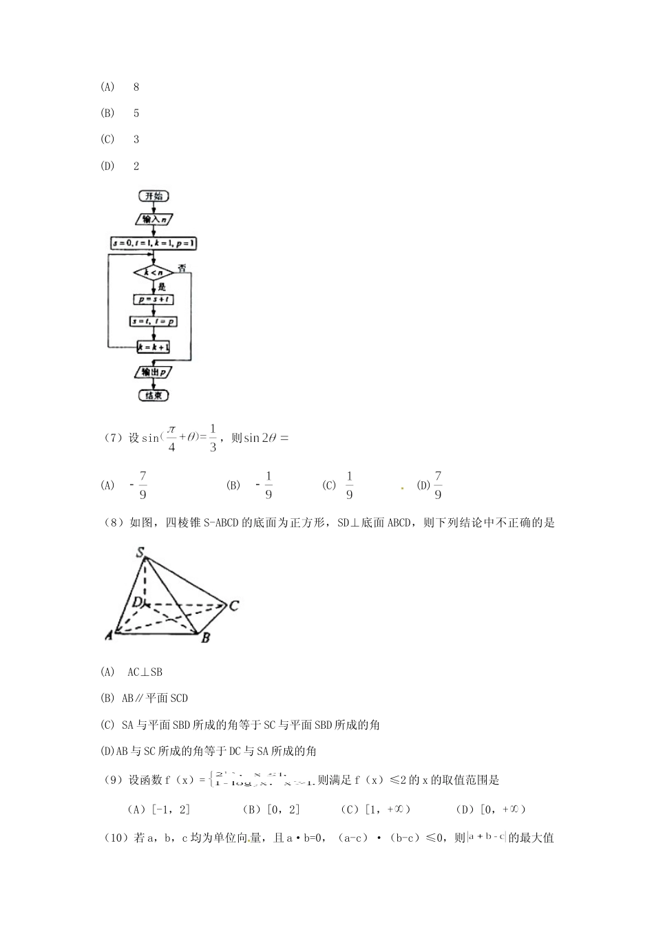 [高考真题]2011年辽宁高考理科数学真题及答案_第2页