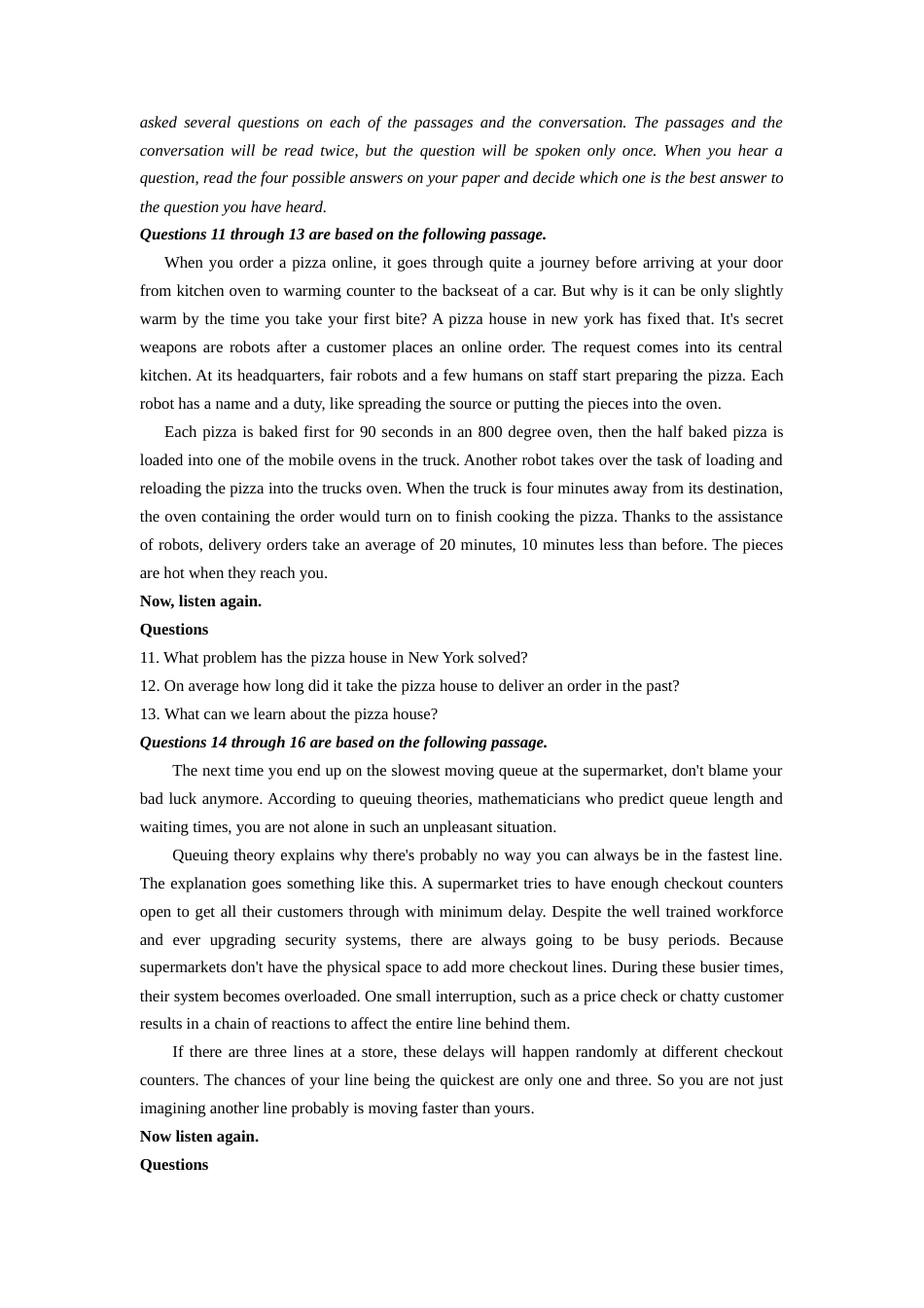 [高考真题]2020年上海高考春季高考英语听力文本_第2页