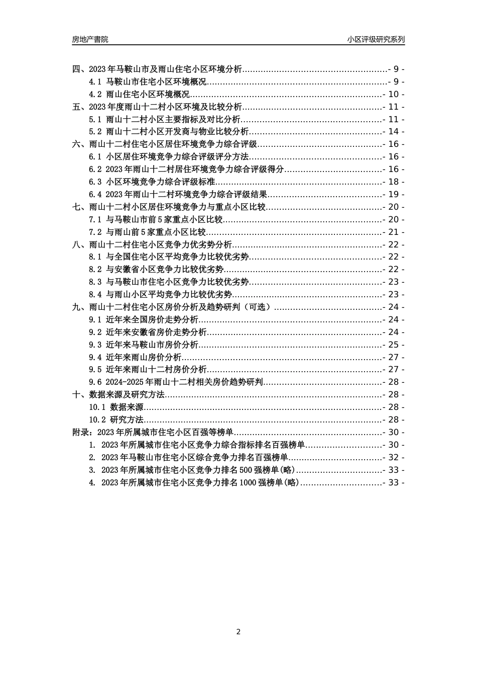 [小区点评]雨山十二村(马鞍山雨山)小区居住环境竞争力评级及房价趋势分析报告(2024版)_第2页