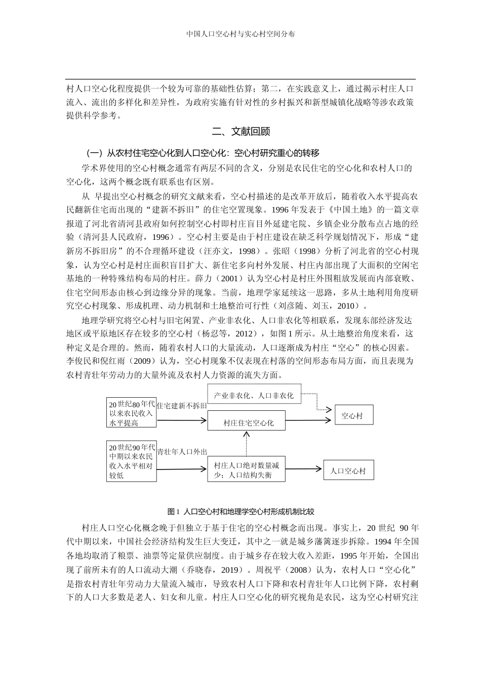 中国人口空心村与实心村空间分布__省略_自第三次农业普查行政村抽样的证据_李玉红_第3页