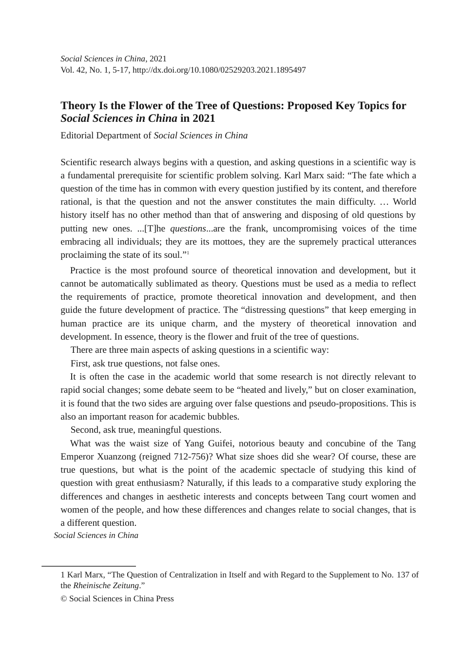 理论是问题之树盛开的花朵_中国社_省略__2021年重点选题构想_英文_Fang Jun_第1页