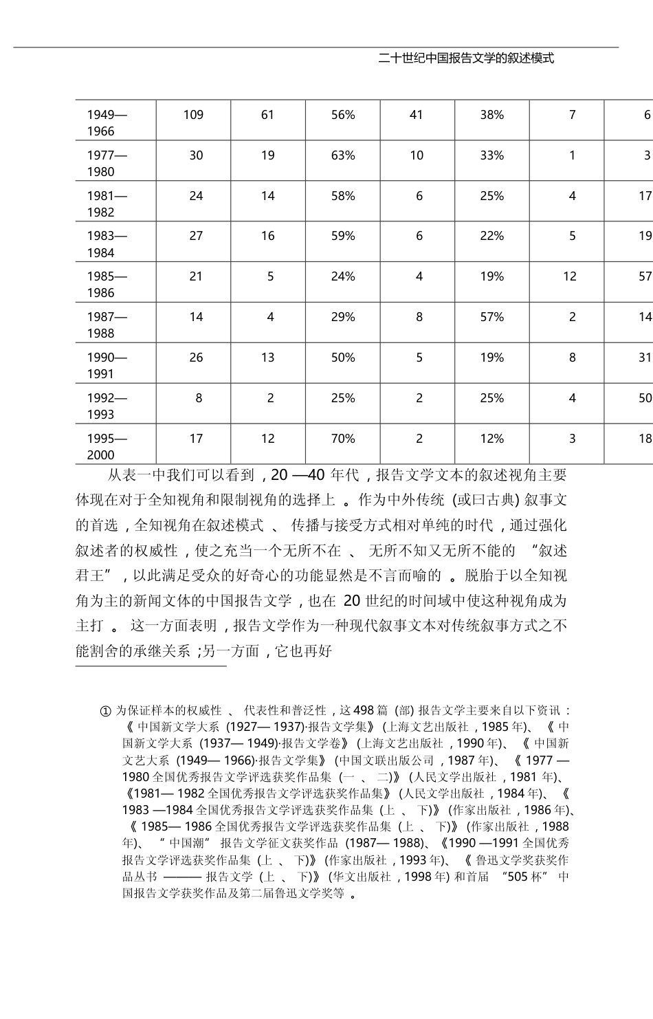 二十世纪中国报告文学的叙述模式_王晖_第3页