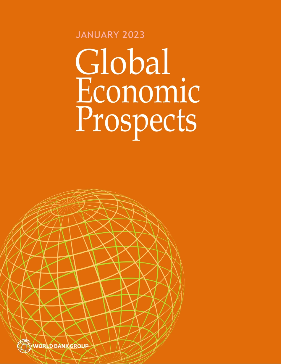 世界银行最新发布2023全球经济展望（英）11_第1页