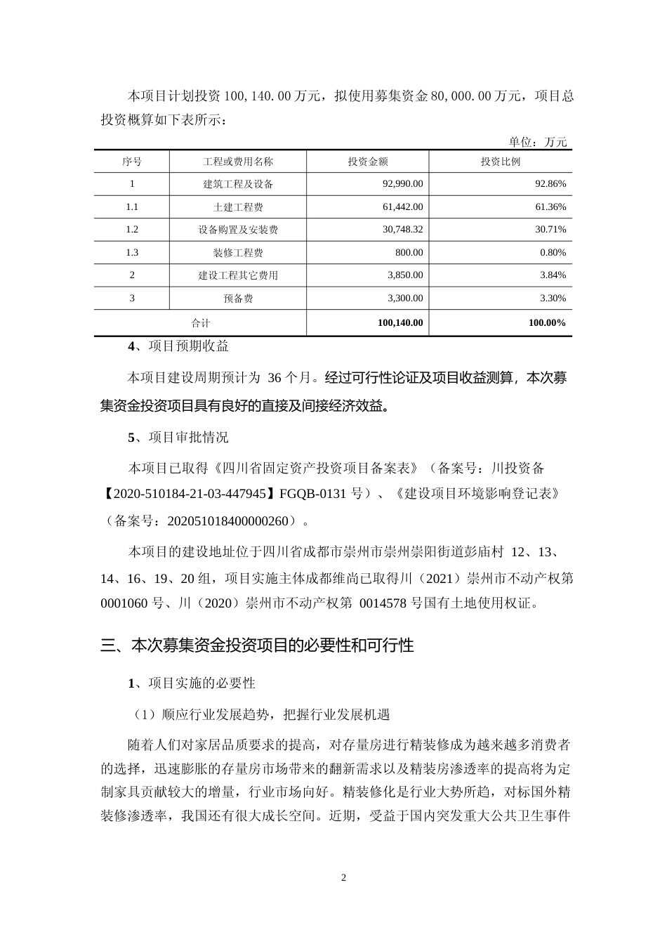 2022年度定制家具项目可行性分析报告（修订稿）_第2页