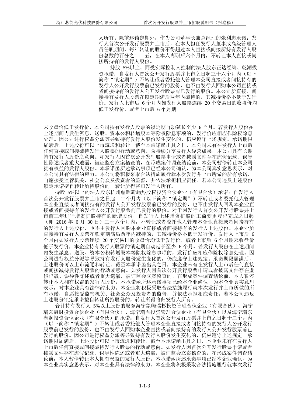 IPO招股书_ 芯能科技：首次公开发行股票招股说明书_第3页