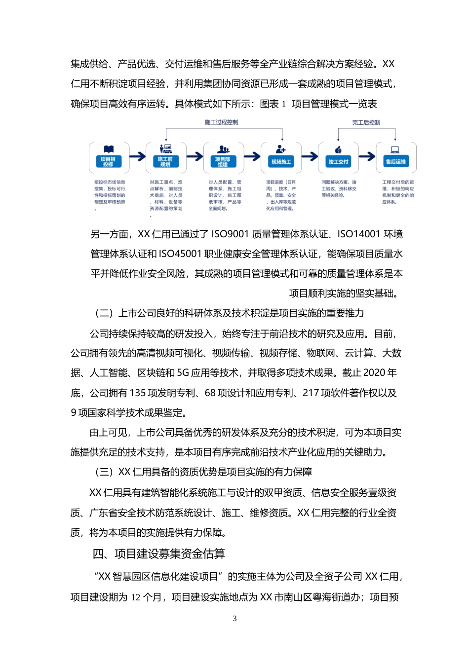 XX智慧园区信息化建设项目可行性研究报告_第3页