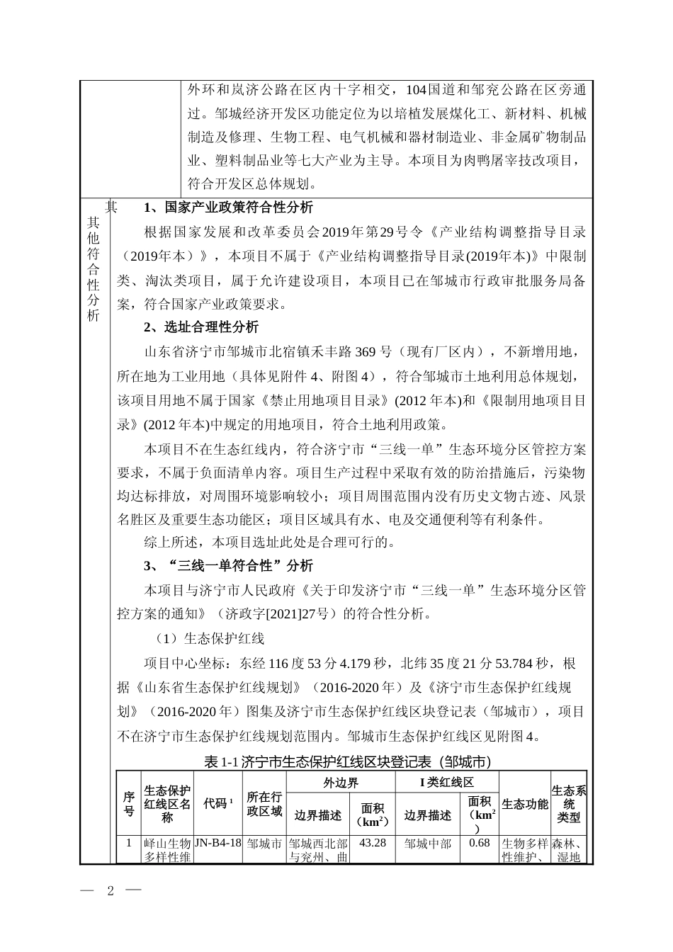 【环评报告】 鸭制品有限责任公司1200万只_年肉鸭屠宰技改项目环境影响评价_第3页