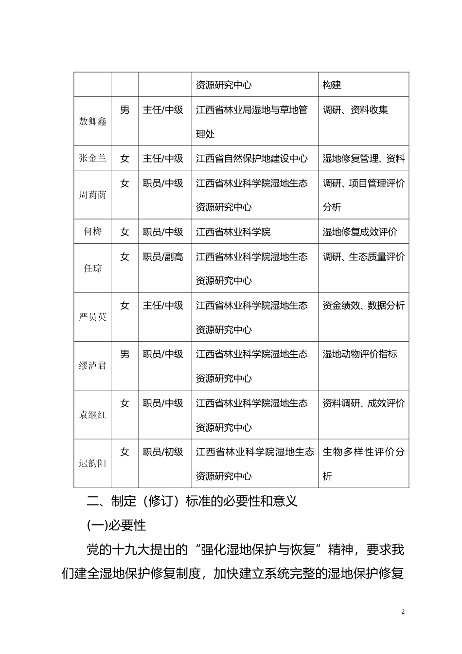 [地方标准] 5-湿地修复绩效评价标准编制说明_第2页