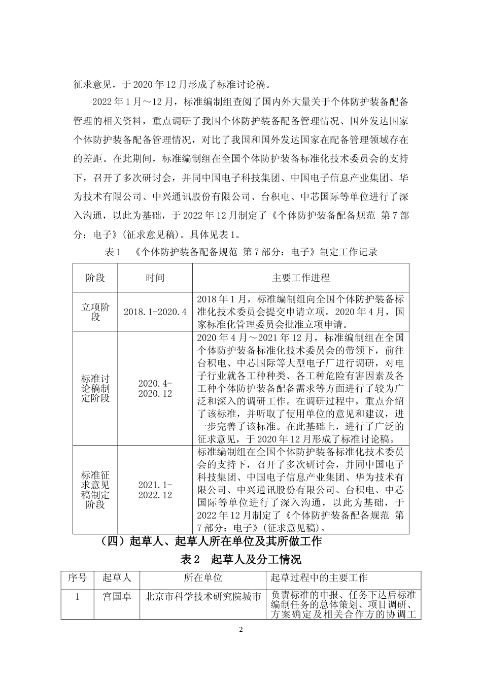 [安全标准] 个体防护装备配备规范 第7部分：电子》编制说明_第3页