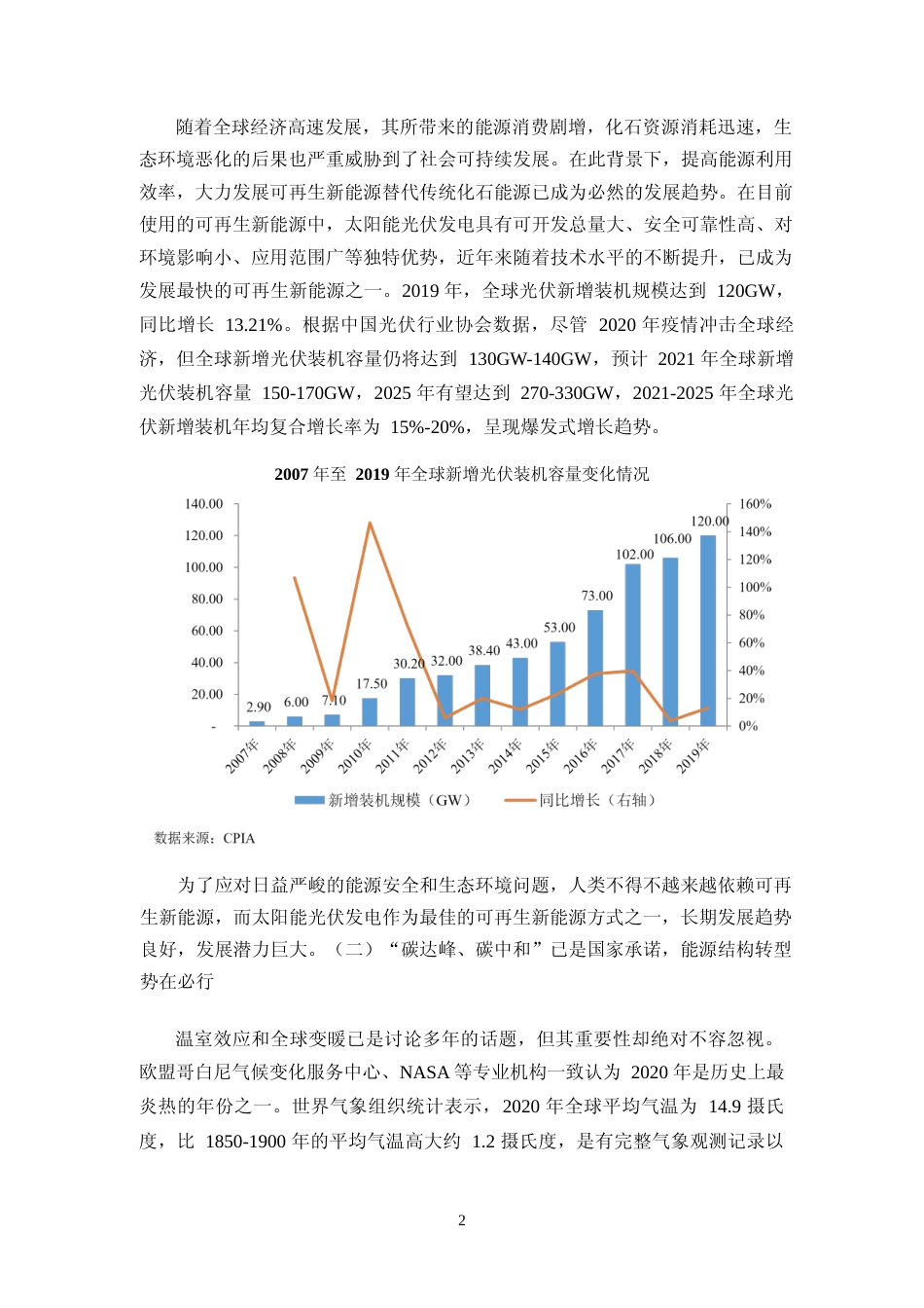 2022光伏硅材料制造高纯晶硅项目、光伏硅材料5万吨高纯晶硅项目、15GW 单晶拉棒切方项目可行性分析报告_第2页