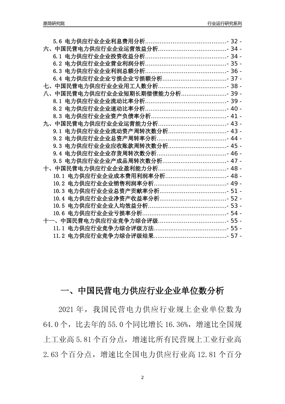 【行业评级年报】2021年中国民营电力供应行业运行及竞争力评级分析报告（2023版）_第2页