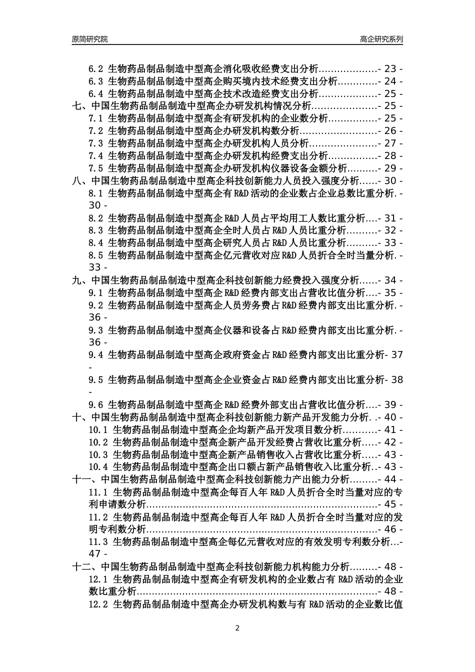 [高企年报]2022年中国生物药品制品制造中型高企科技创新能力及竞争力评级分析报告_第2页