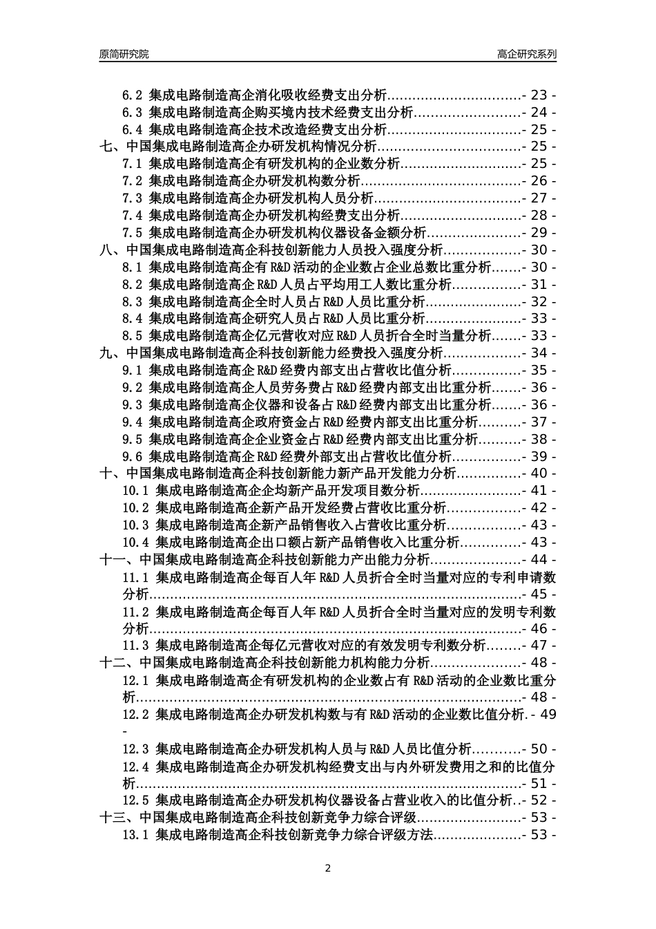 [高企年报]2022年中国集成电路制造高企科技创新能力及竞争力评级分析报告_第2页