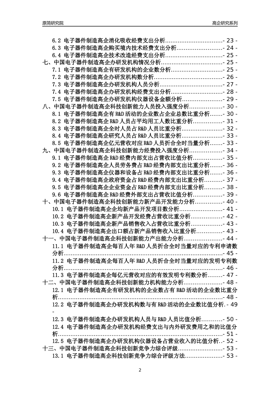 [高企年报]2022年中国电子器件制造高企科技创新能力及竞争力评级分析报告_第2页