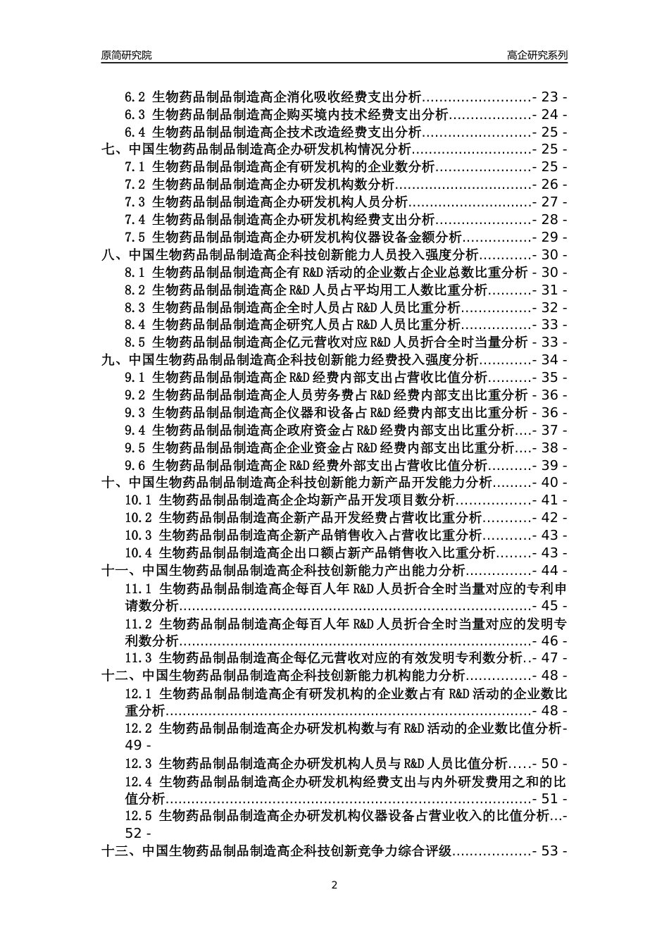 [高企年报]2022年中国生物药品制品制造高企科技创新能力及竞争力评级分析报告_第2页