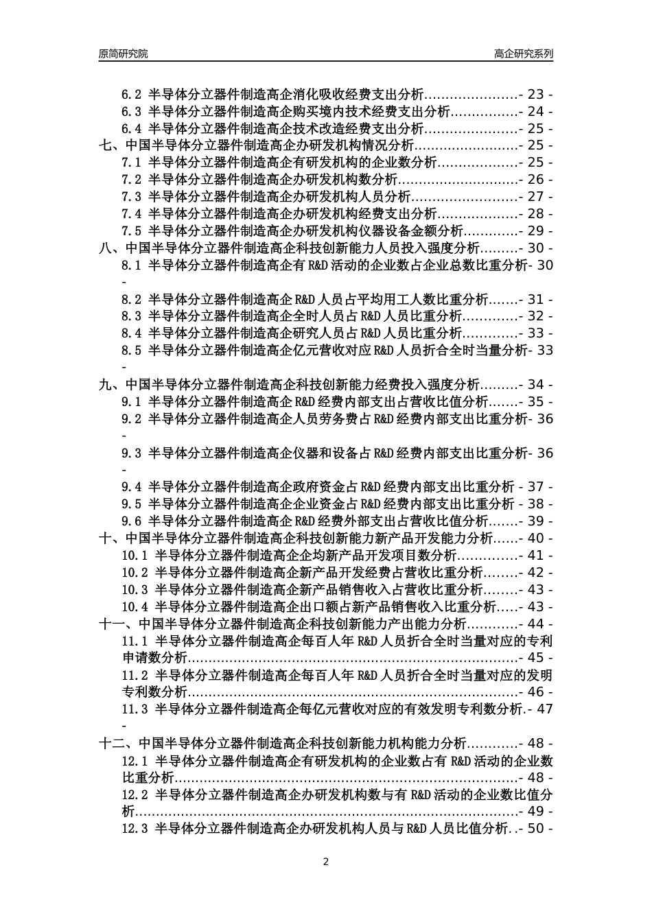 [高企年报]2022年中国半导体分立器件制造高企科技创新能力及竞争力评级分析报告_第2页