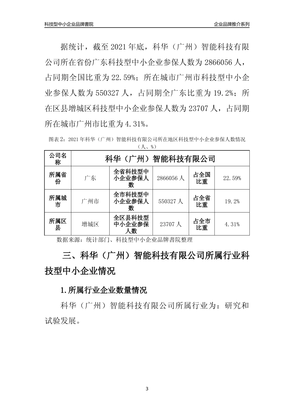 【科技型中小企业】科华（广州）智能科技有限公司品牌推介及所在地区和行业企业发展情况分析报告（2021年）_第3页