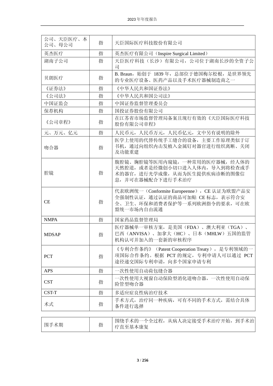 [年报文本]天臣医疗：天臣医疗2023年年度报告文本_第3页
