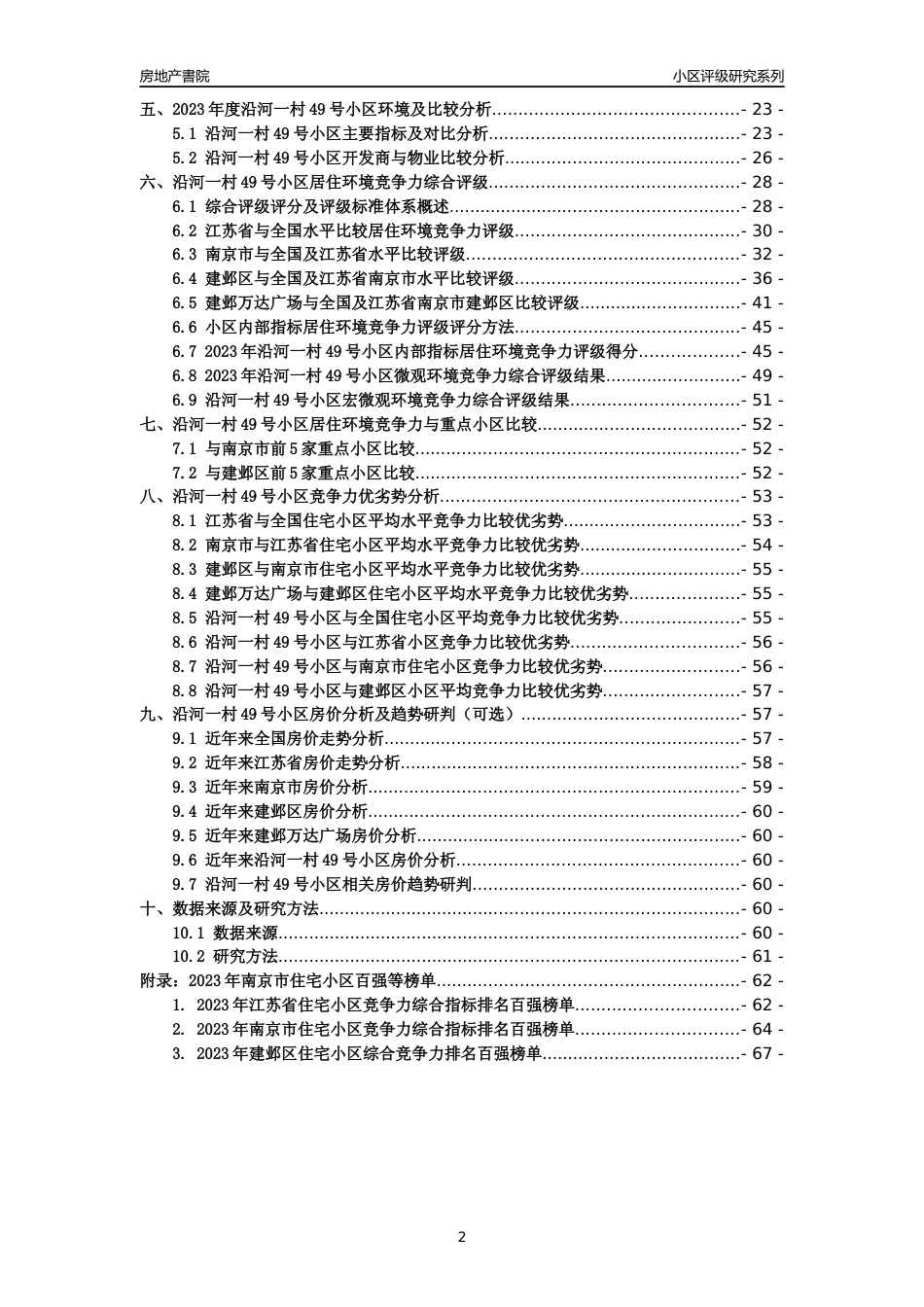 [小区点评]沿河一村49号小区(南京市建邺区)小区居住环境竞争力评级及房价趋势分析报告(2024版)_第2页