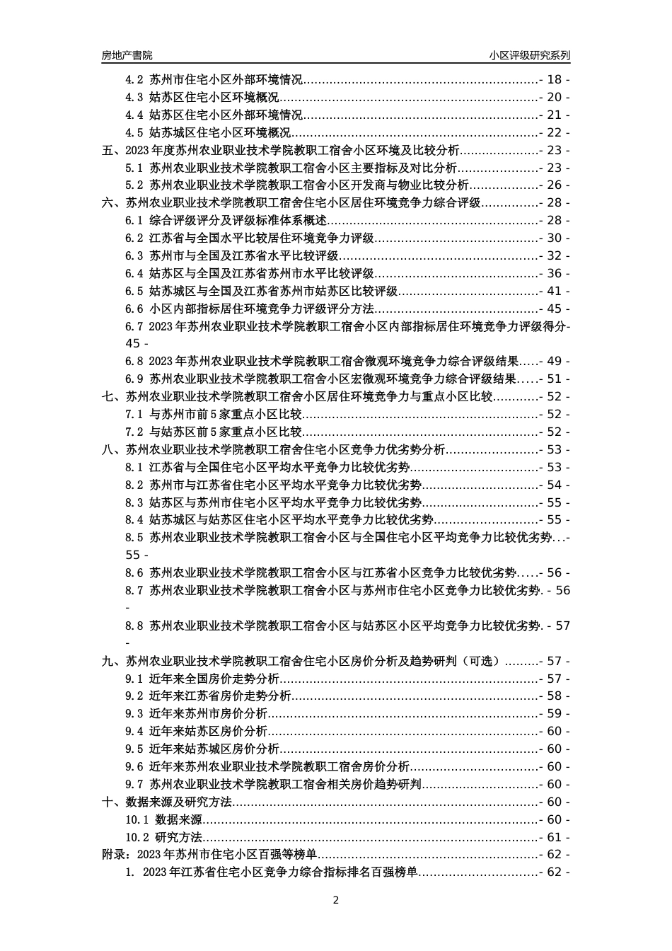 [小区点评]苏州农业职业技术学院教职工宿舍(苏州市姑苏区)小区居住环境竞争力评级及房价趋势分析报告(2024版)_第2页