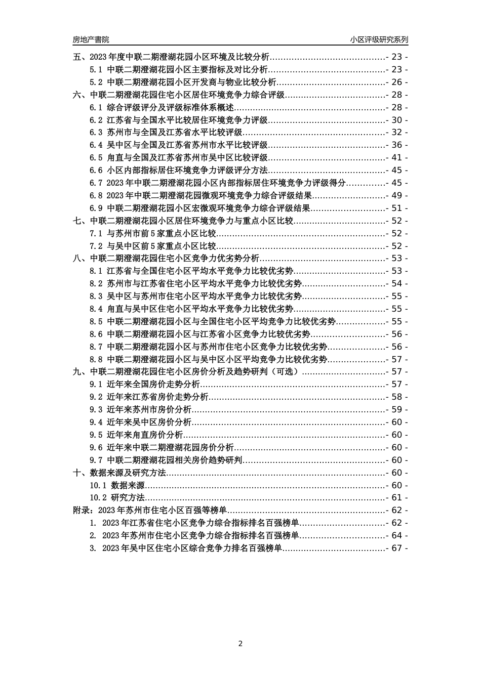 [小区点评]中联二期澄湖花园(苏州市吴中区)小区居住环境竞争力评级及房价趋势分析报告(2024版)_第2页