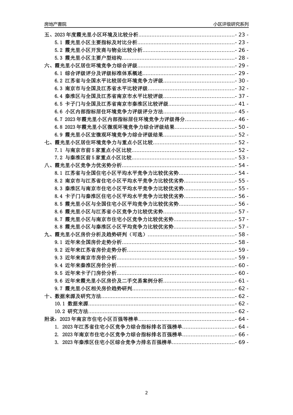 [小区点评]霞光里小区(南京市秦淮区)小区居住环境竞争力评级及房价趋势分析报告(2024版)_第2页