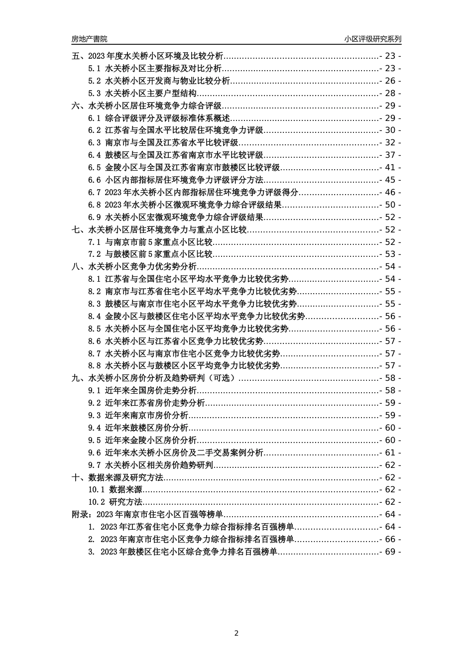 [小区点评]水关桥小区(南京市鼓楼区)小区居住环境竞争力评级及房价趋势分析报告(2024版)_第2页