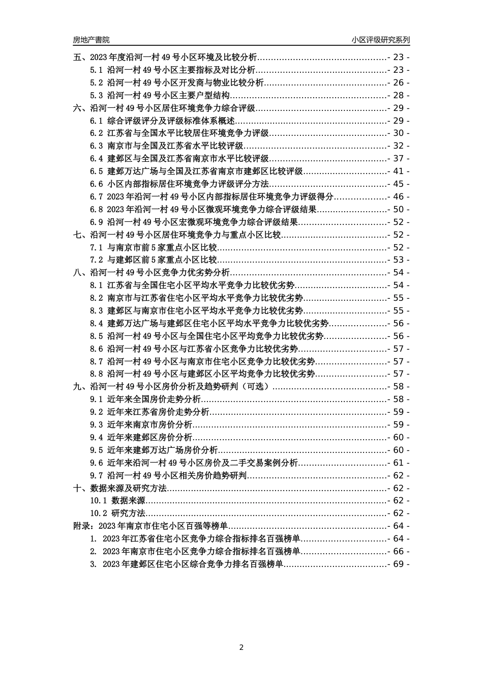[小区点评]沿河一村49号小区(南京市建邺区)小区居住环境竞争力评级及房价趋势分析报告(2024版)_第2页