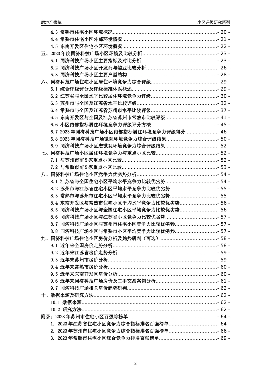 [小区点评]同济科技广场(苏州市常熟市)小区居住环境竞争力评级及房价趋势分析报告(2024版)_第2页