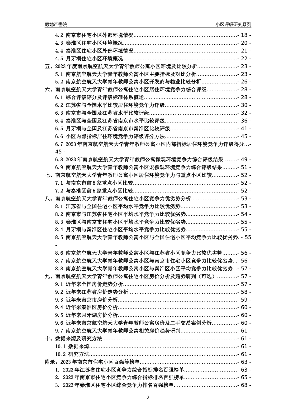[小区点评]南京航空航天大学青年教师公寓(南京市秦淮区)小区居住环境竞争力评级及房价趋势分析报告(2024版)_第2页
