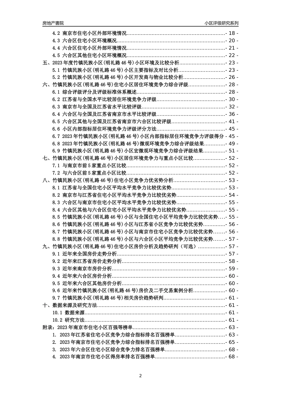 [小区点评]竹镇民族小区(明礼路46号)(南京市六合区)小区居住环境竞争力评级及房价趋势分析报告(2024版)_第2页