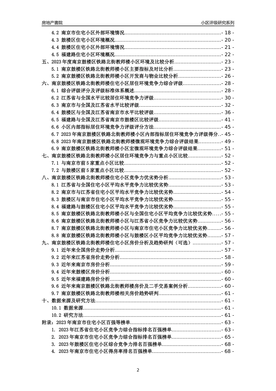 [小区点评]南京鼓楼区铁路北街教师楼(南京市鼓楼区)小区居住环境竞争力评级及房价趋势分析报告(2024版)_第2页