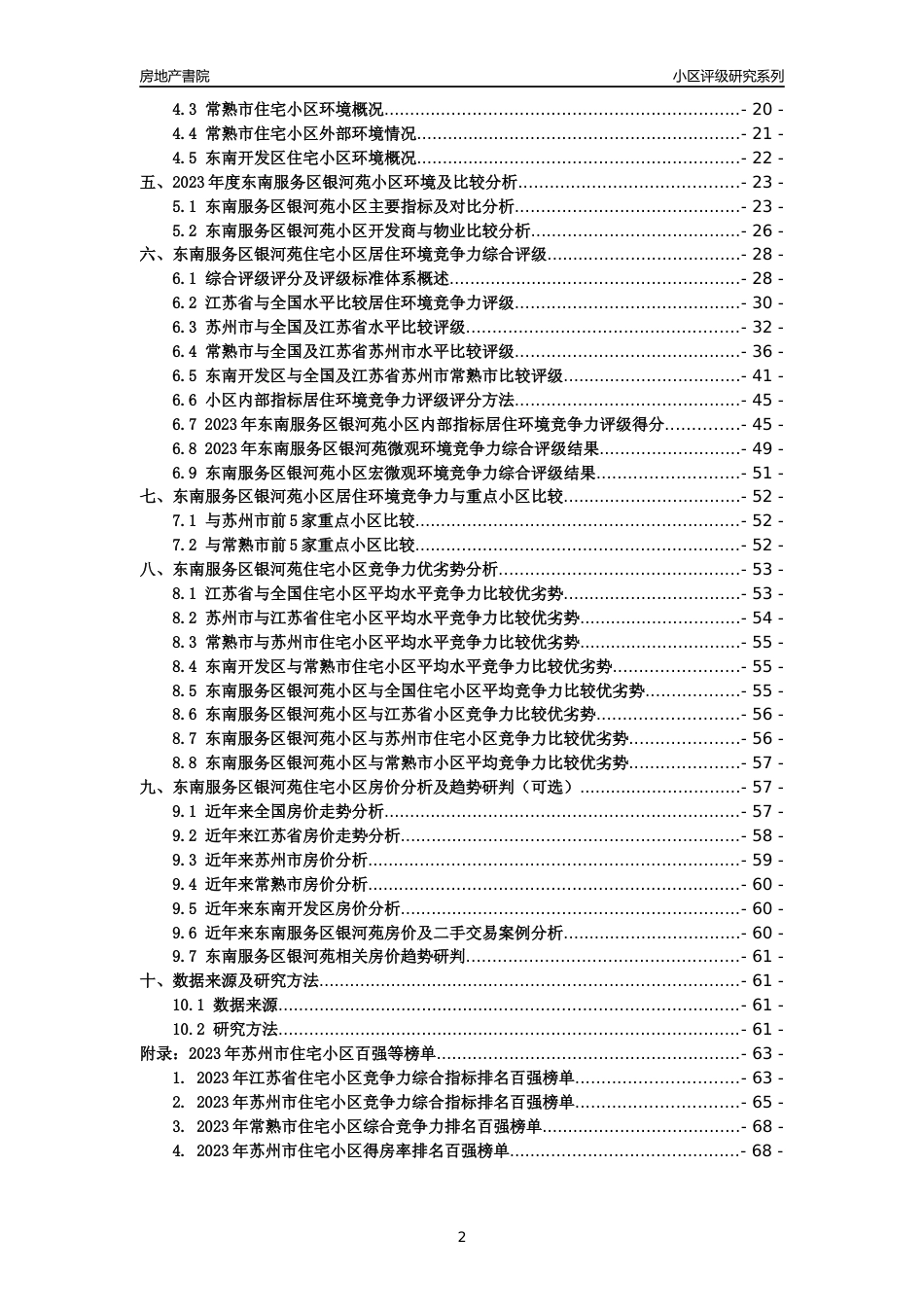 [小区点评]东南服务区银河苑(苏州市常熟市)小区居住环境竞争力评级及房价趋势分析报告(2024版)_第2页