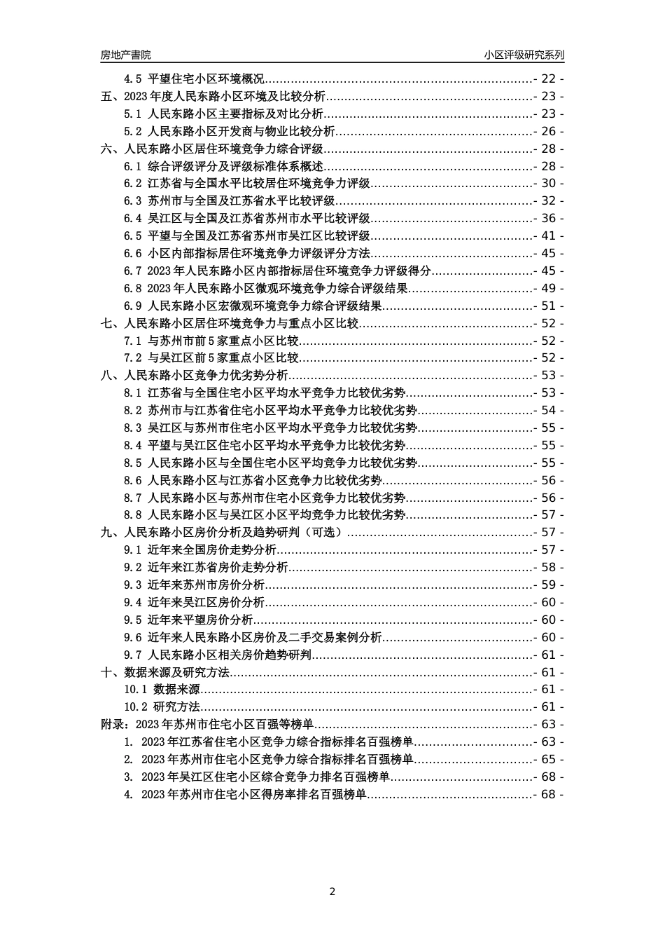 [小区点评]人民东路小区(苏州市吴江区)小区居住环境竞争力评级及房价趋势分析报告(2024版)_第2页